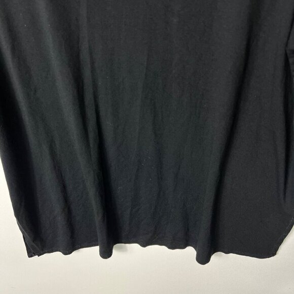 Eileen fisher black 3/4 Sleeve top women’s small - Picture 3 of 8